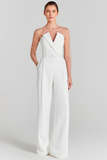 Pearl Embellished Mesh Bodysuit And Bandeau Jumpsuit
