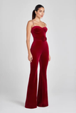 Red velvet Harley Jumpsuit