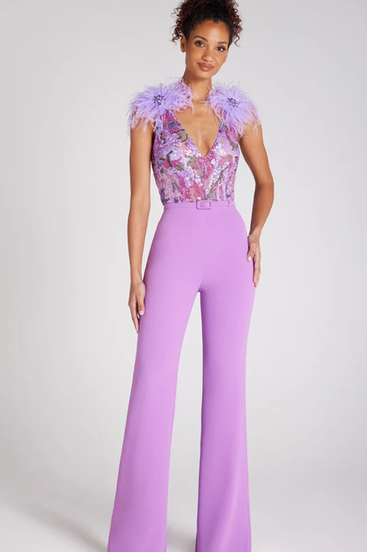 Sequin Bandage Jumpsuit