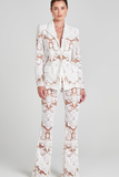 Piper White Blazer Set