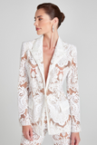 Piper White Blazer Set