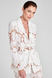 Piper White Blazer Set