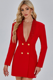 Wynter Red Blazer