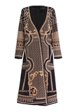 Hand-Embroidered Pearl Long Coat