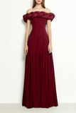 Braid Design Knit Maxi Dress