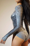 Sequin Jumpsuit Bodysuit