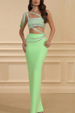Diamond-studded Mermaid Skirt