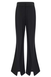 Diamond Embellished Blazer Flared Long Pants Suit