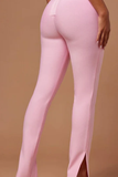 Bandage Pant & Top Suit In Pink