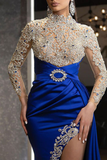 Beaded Sequins Robes Prom