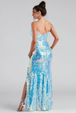Open Back Long Prom Dress