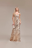 Gold Sequin Gown