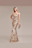 Gold Sequin Gown