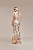 Gold Sequin Gown