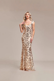 Gold Sequin Gown