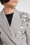 Embellished Wool Blazer