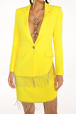 Tassel Blazer Set