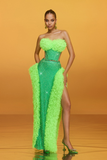 Strapless Rhinestone Tulle Set