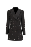 Embellished Blazer Dress