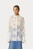 Embroidered Organza Shirt