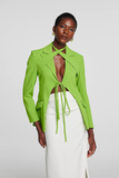 Judy Green Split Blazer