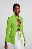 Judy Green Split Blazer