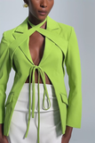 Judy Green Split Blazer