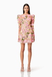 A-line Floral Mini Dress