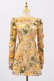 A-line Floral Mini Dress