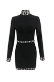Diamond Black Mini Dress