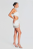 Sparkly Rhinestone Mini Bodycon Dress