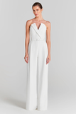 Pearl Embellished Mesh Bodysuit And Bandeau Jumpsuit