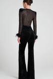 Monique Black Jumpsuit