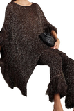 Sequin Tassel Pants Suit