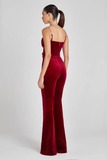 Red velvet Harley Jumpsuit