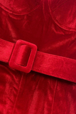 Red velvet Harley Jumpsuit