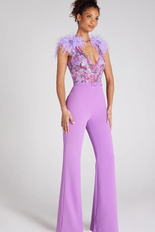 Sequin Bandage Jumpsuit