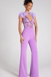 Sequin Bandage Jumpsuit