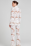 Piper White Blazer Set