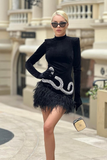 Charming Celeb Black Event Dress