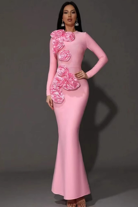 Floral Elegant Long Dress