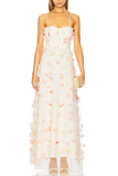 Yellow Strapless Maxi Dress