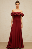 Braid Design Knit Maxi Dress