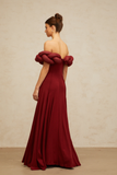 Braid Design Knit Maxi Dress