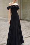 Braid Design Knit Maxi Dress