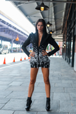 Dali Surreal Black Blazer Dress