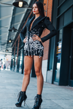 Dali Surreal Black Blazer Dress