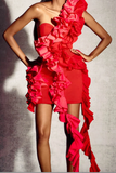 Ruby Radiance Mini Dress