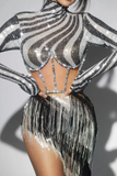 New Shiny Diamond Sequin Nightclub Outfits