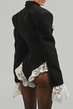 Lace Trim Victorian Jumpsuit